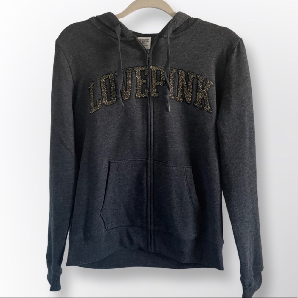 Pink Black Hoodie S